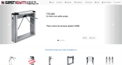 Desktop Screenshot of gestigym.com
