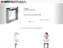 Tablet Screenshot of gestigym.com